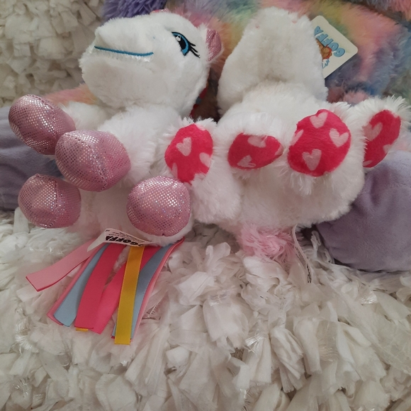 Bundle Unicorn Plush Toys Stuffed Animal Set of 3 - Picture 6 of 14